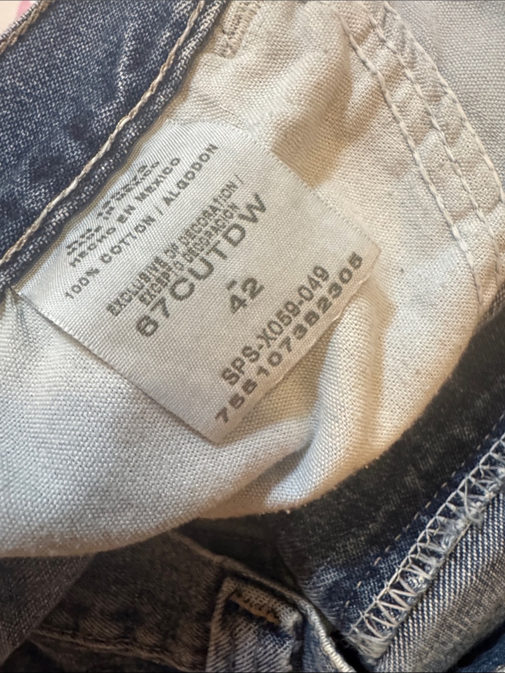 LEE brand Blue Denim carpenter Jean Shorts - Classic 90s Style size 42 - Picture 3 of 4